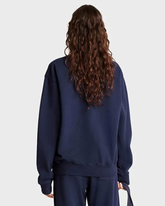 Sweatshirts Men Sporty and Rich California Crewneck 8211 NavyWhite