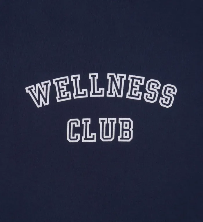 Sweatshirts Women Sporty and Rich Wellness Club Crewneck 8211 NavyWhite