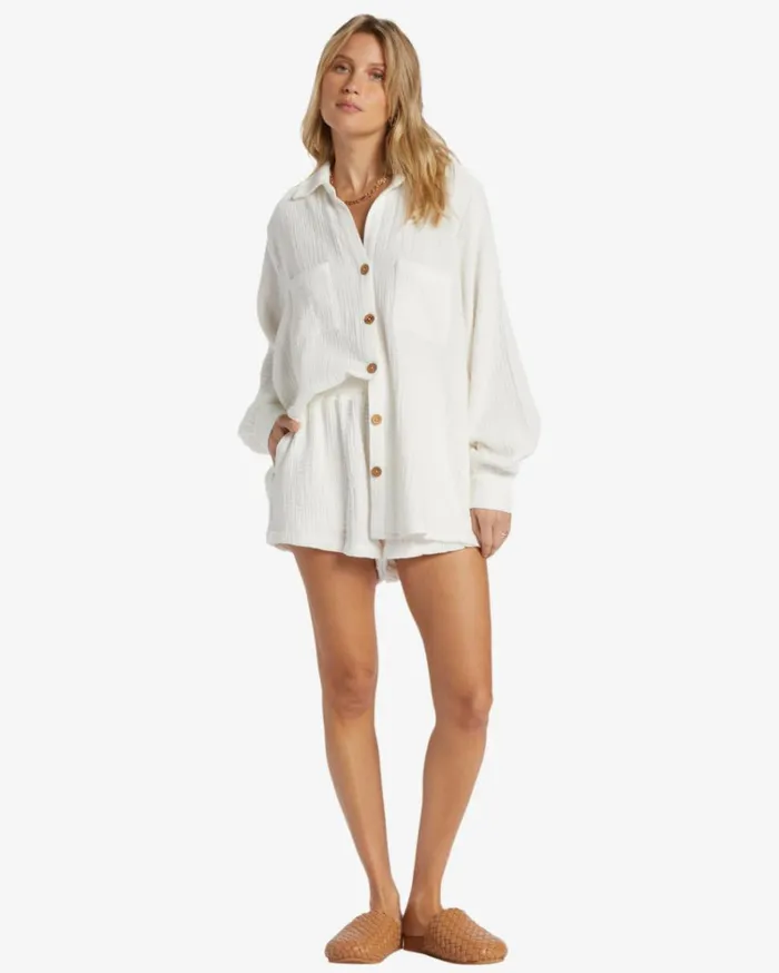 Swell Shirt Woven Shirt Salt Crystal Women Billabong Tops