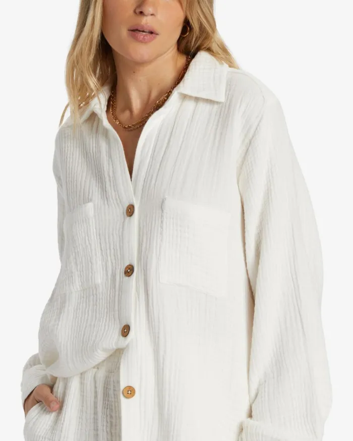 Swell Shirt Woven Shirt Salt Crystal Women Billabong Tops