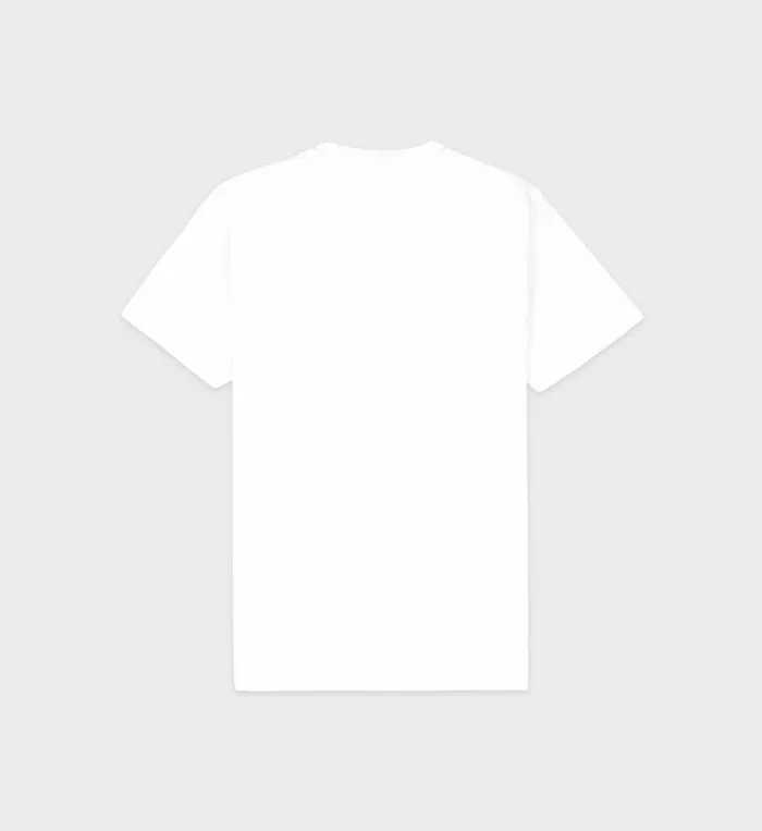 TShirts and Tops Women Sporty and Rich Emblem TShirt 8211 WhiteNavy