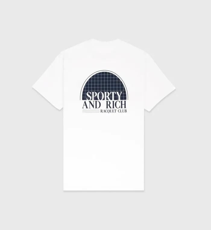 TShirts and Tops Women Sporty and Rich Racquet Club TShirt 8211 WhiteNavy