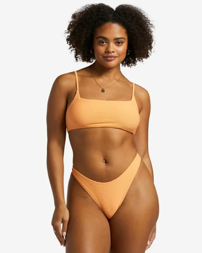 Tanlines Hike Bikini Bottoms Orange Peel Women Billabong Bikinis
