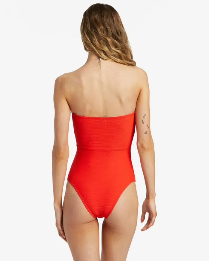 Tanlines OnePiece Swimsuit Rad Red Women Billabong One Pieces