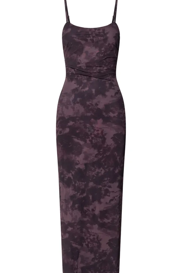 Teagan Midi Dress 8211 Strappy Mesh Slip Dress In Plum Women Showpo Curve Clothes
