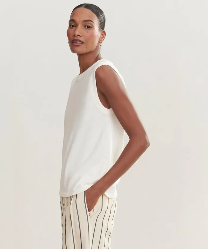 Tees and Tanks Women Jenni Kayne Easy Tank Ivory