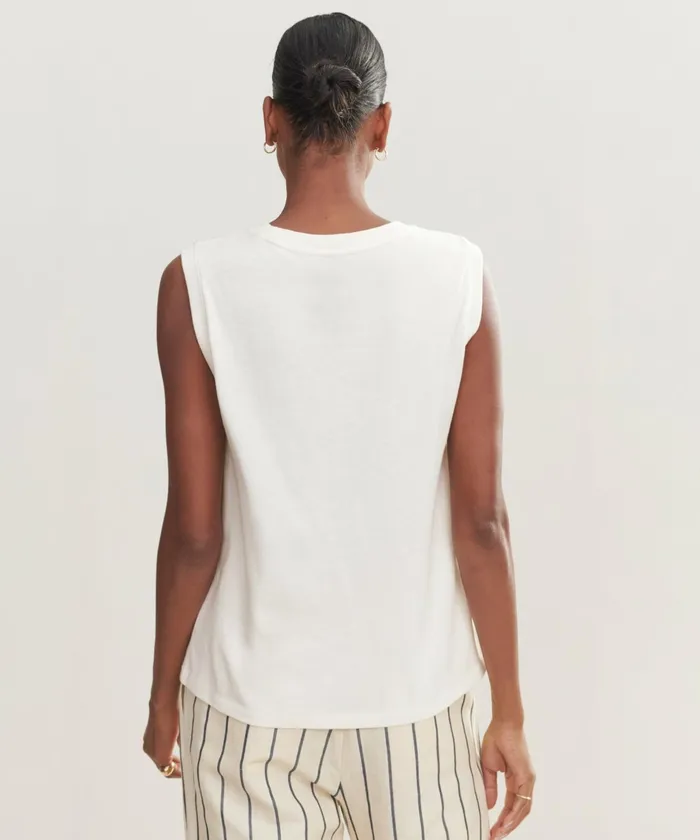 Tees and Tanks Women Jenni Kayne Easy Tank Ivory
