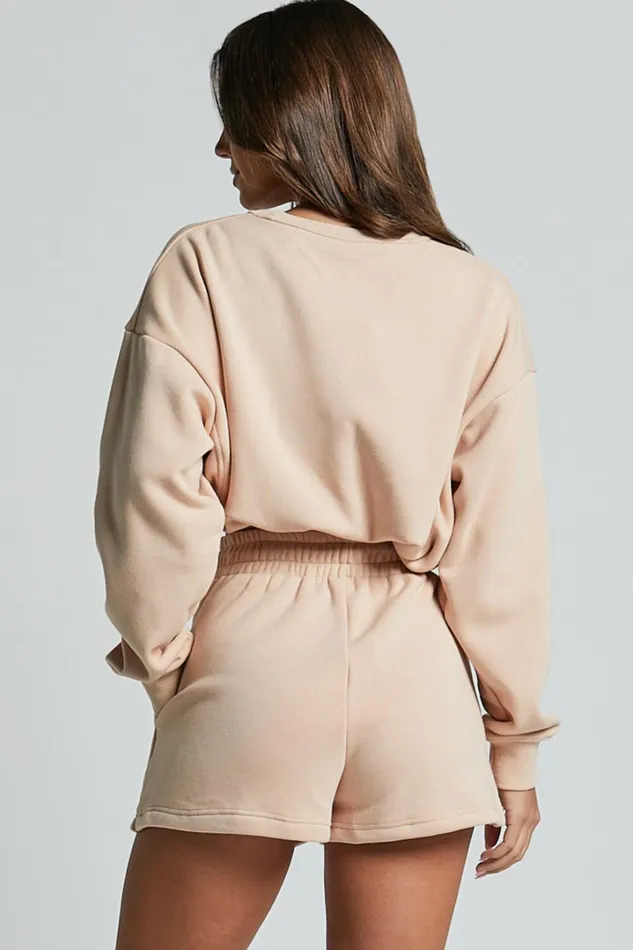 The Hunger Project X Showpo 8211 THP Shorts In Beige Women Showpo Shorts