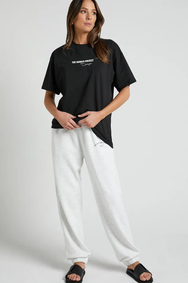 The Hunger Project X Showpo 8211 THP Tee In Black Women Showpo Activewear