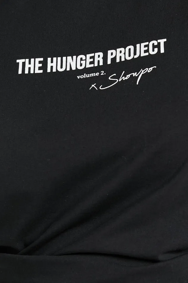 The Hunger Project X Showpo 8211 THP Tee In Black Women Showpo Activewear