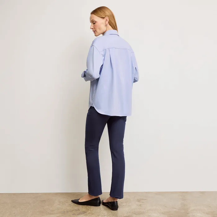 The Roma Jean 8211 Eco Better Than Denim Dark Navy Women Pants M M LaFleur