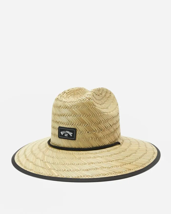 Tides Print Straw Lifeguard Hat Coastal Blue Men Billabong Hats