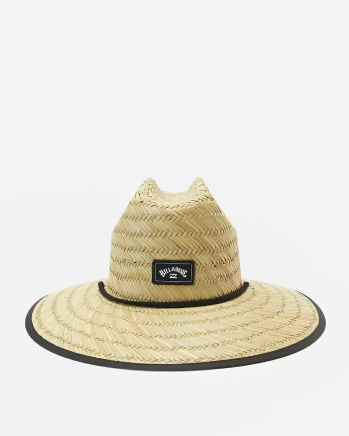 Tides Print Straw Lifeguard Hat Coastal Blue Men Billabong Hats