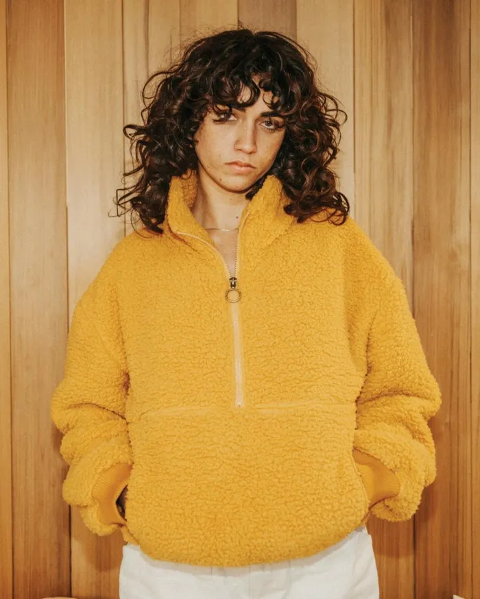 Time Off HalfZip Fleece Pullover Golden Rays Women Billabong Sweatshirts and Fleece