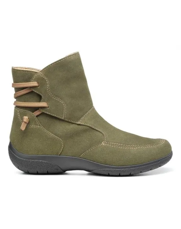 Topaz Khaki Women Hotter Ankle Boots
