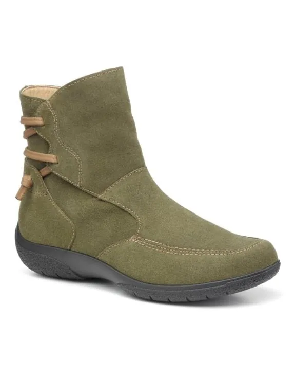 Topaz Khaki Women Hotter Ankle Boots