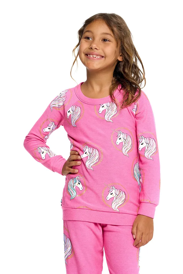 Tops Chaser Brand Girls Unicorn Wreaths Tops Chaser Brand Girls Unicorn Wreaths