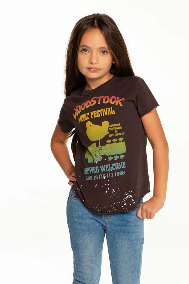 Tops Chaser Brand Girls Woodstock Music Festival