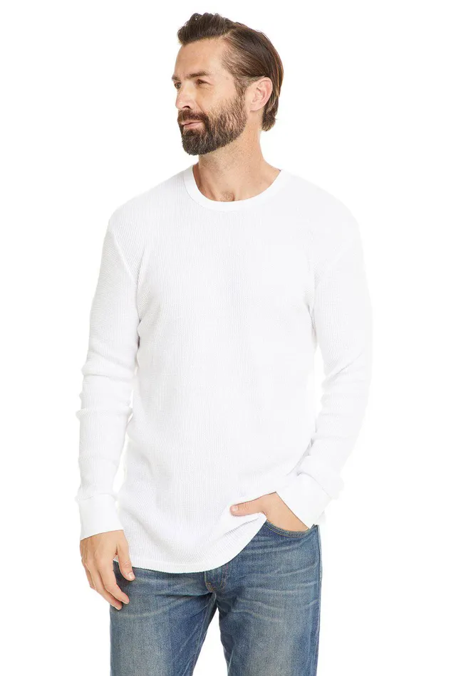 Tops Chaser Brand Mens THERMAL LS CREW W CUFF