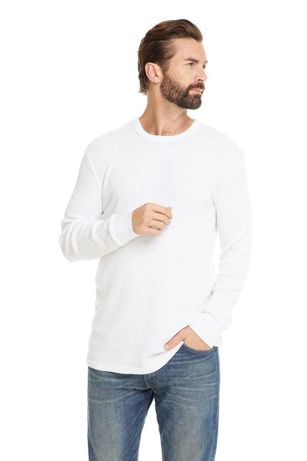 Tops Chaser Brand Mens THERMAL LS CREW W CUFF