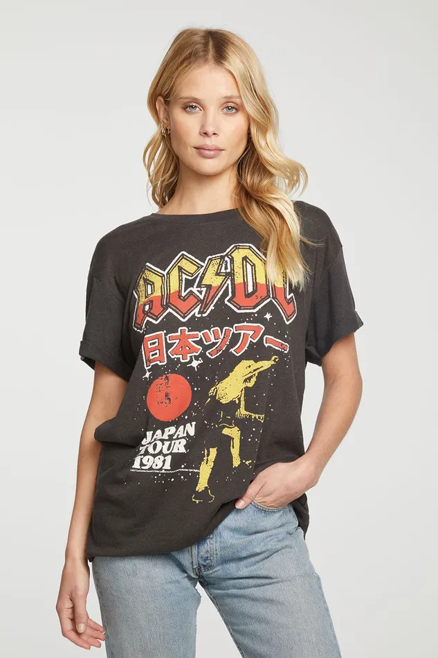 Tops Chaser Brand Womens ACDC Japan Tour