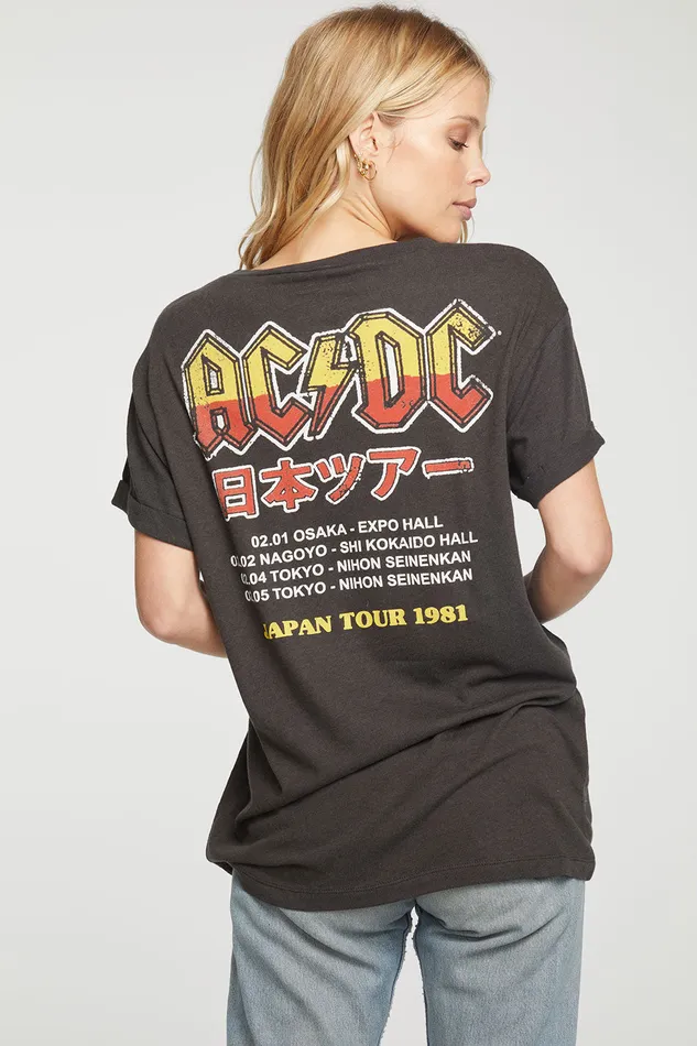 Tops Chaser Brand Womens ACDC Japan Tour
