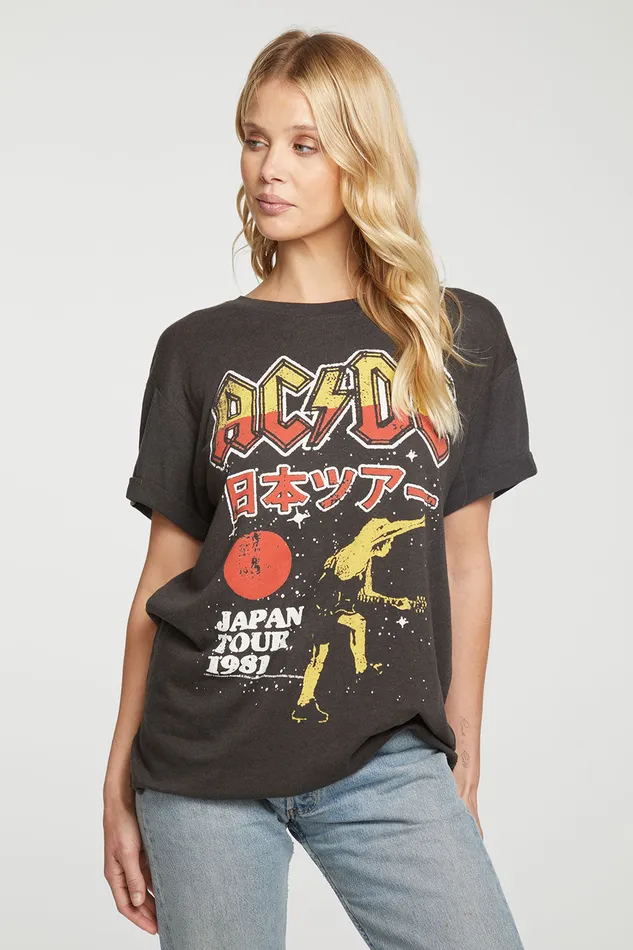 Tops Chaser Brand Womens ACDC Japan Tour