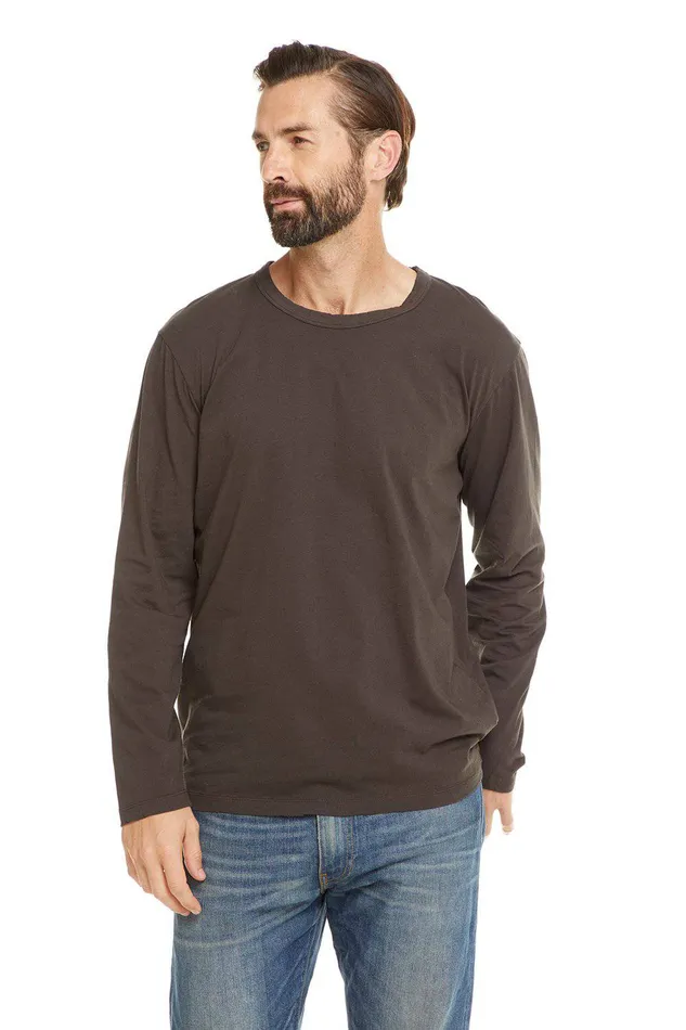 Tops COTTON JERSEY LS CREW Chaser Brand Mens