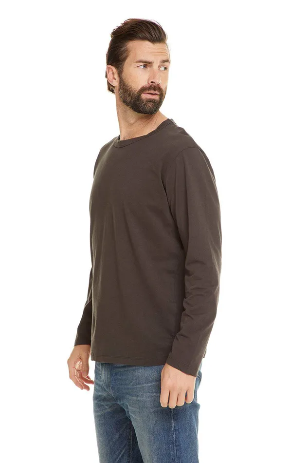 Tops COTTON JERSEY LS CREW Chaser Brand Mens