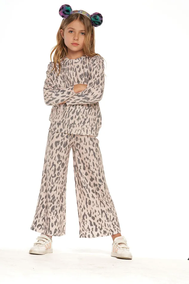 Tops Girls Rpet Bliss Knit Puff Sleeve Pullover Chaser Brand