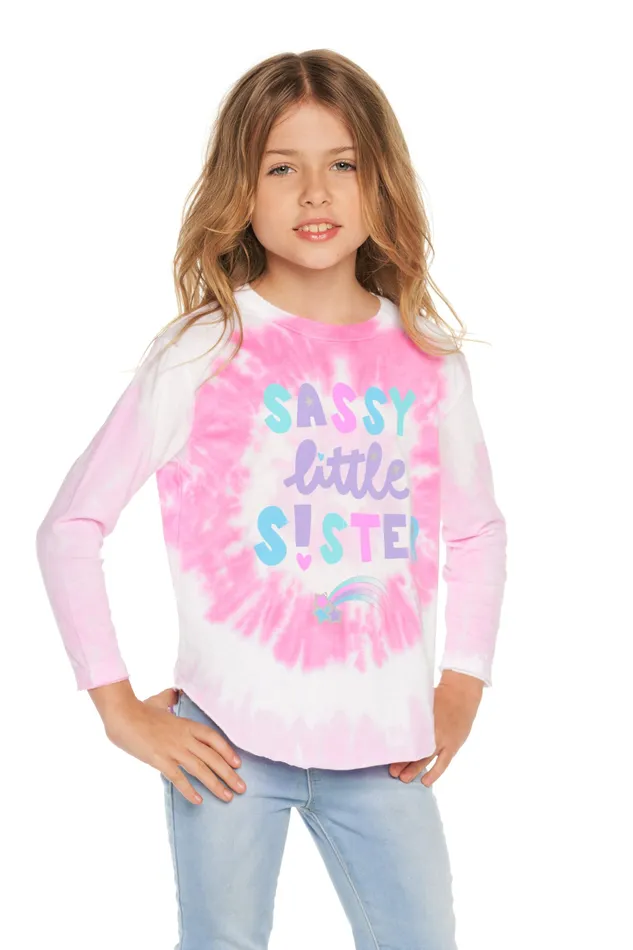 Tops Girls Sassy Lil Sis Chaser Brand