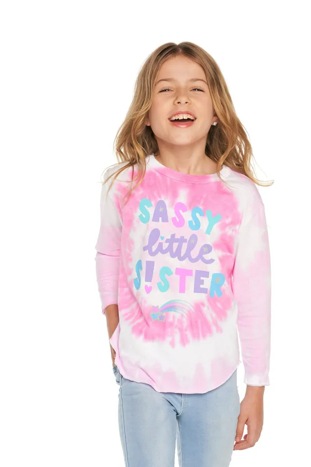 Tops Girls Sassy Lil Sis Chaser Brand