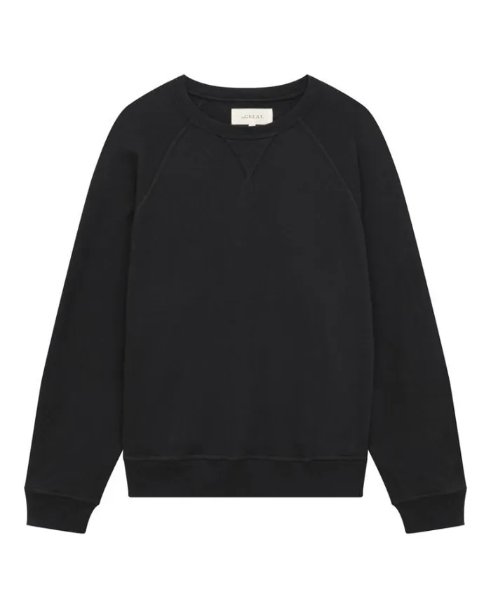 Tops Women039s The Great The Slouch Sweatshirt Almost Black
