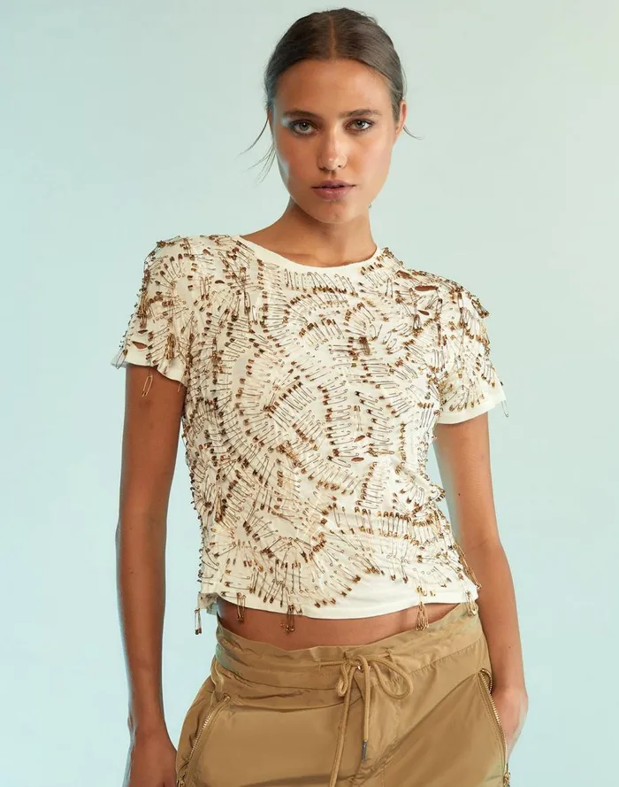 Tops Women Cynthia Rowley Safety First Tee