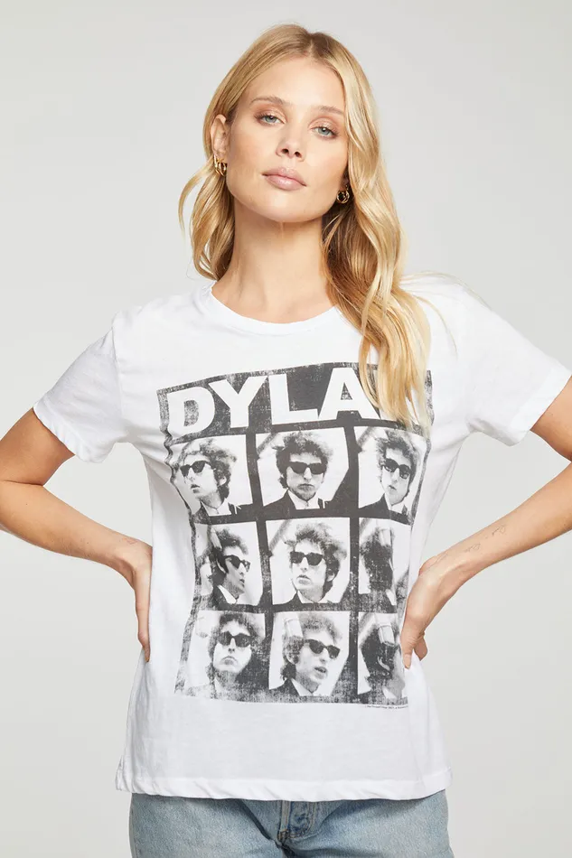Tops Womens Chaser Brand Bob Dylan Photos