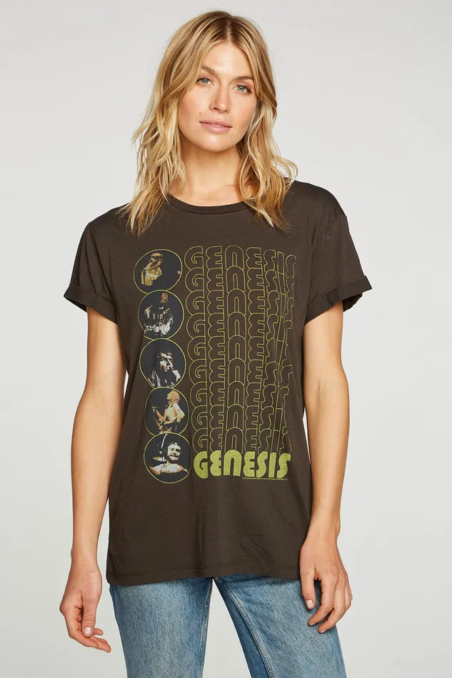 Tops Womens Chaser Brand GenesisRetro Band