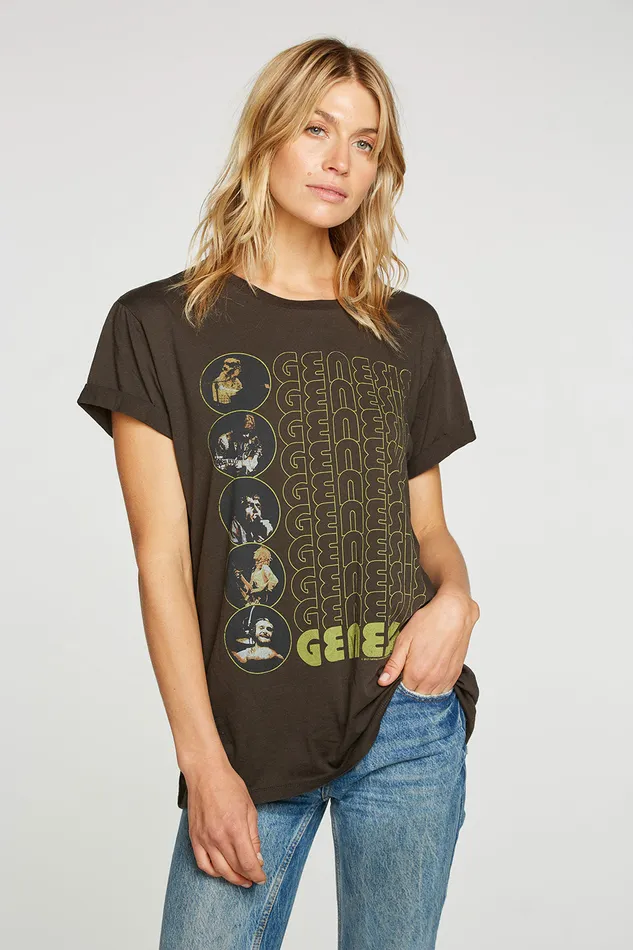 Tops Womens Chaser Brand GenesisRetro Band