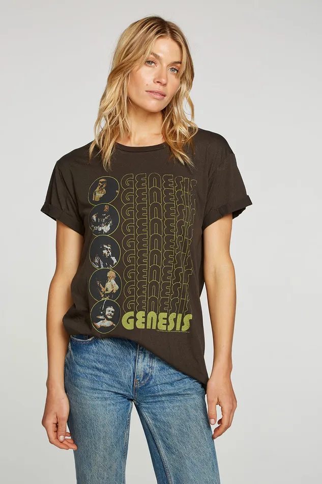 Tops Womens Chaser Brand GenesisRetro Band
