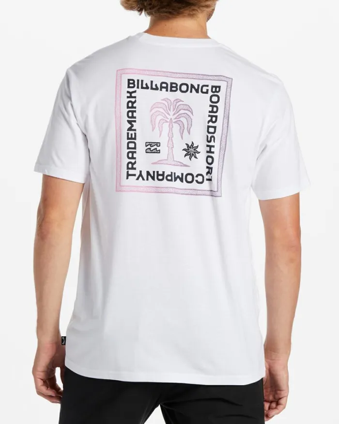 Tropics TShirt White Men Billabong TShirts