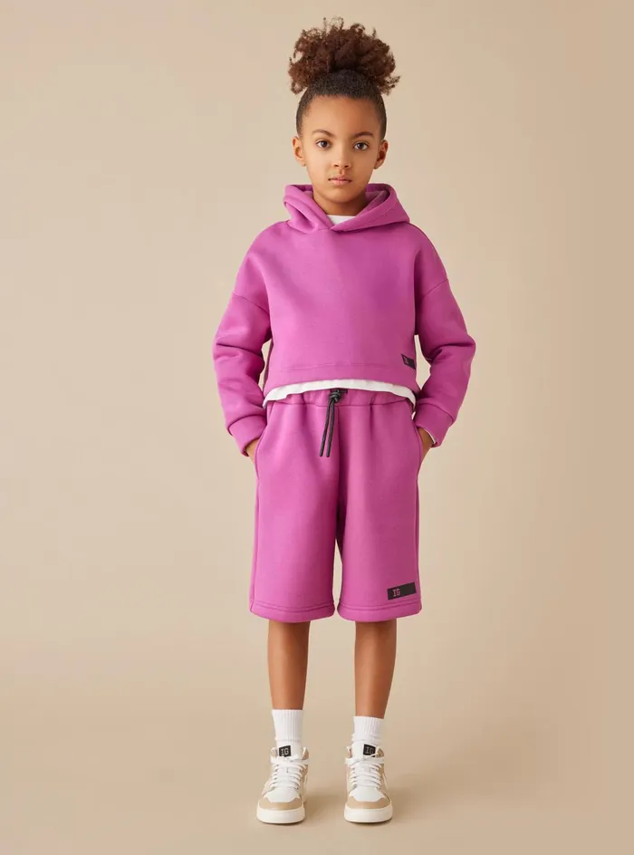 Trousers And Leggings Girl 216Boy 216 Il Gufo Cotton Bermuda Shorts