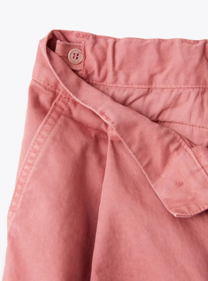 Trousers And Leggings Girl 216 Il Gufo Gabardine Cargo Pants
