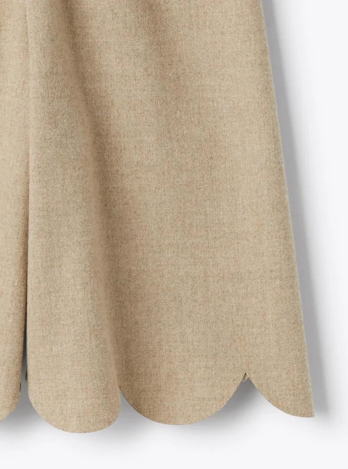 Trousers And Skirts Baby 036 Il Gufo Wideleg Technowool Trousers