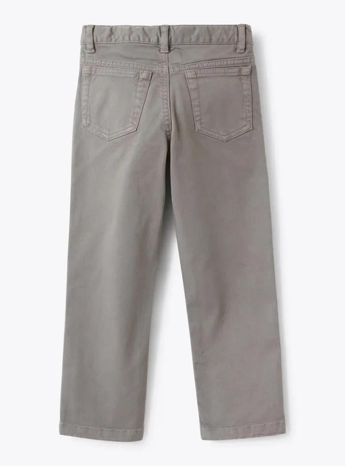 Trousers Boy 216 Il Gufo Cotton Gabardine Fivepocket Pants