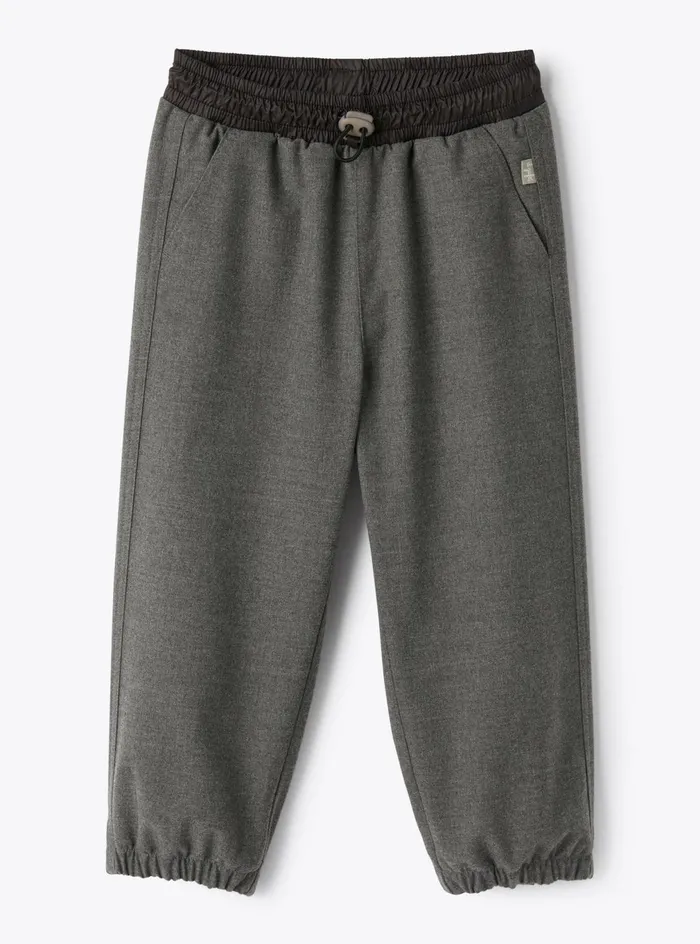 Trousers Boy 216 Il Gufo Technowool Joggers