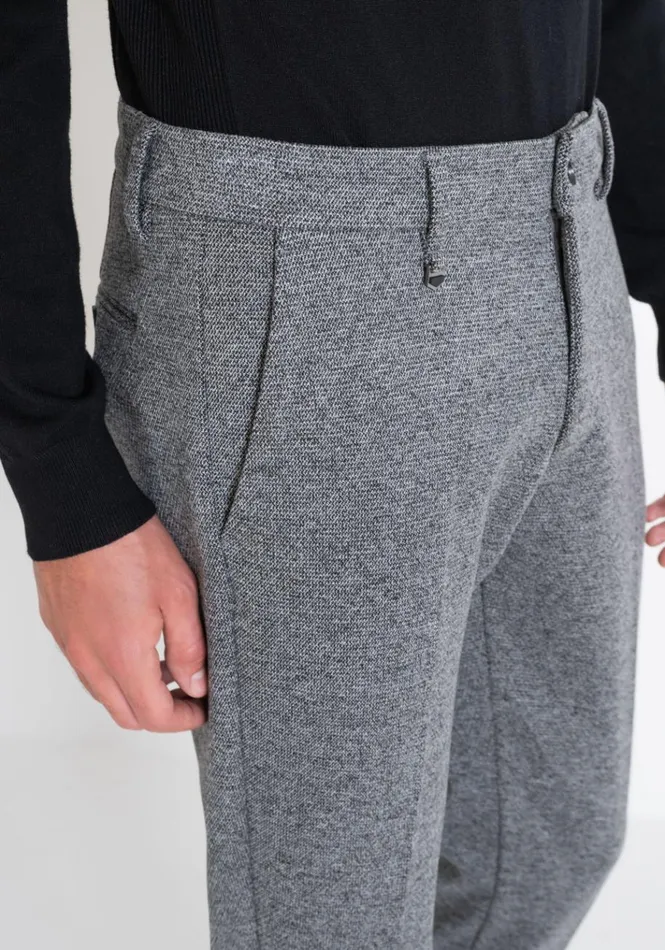 Trousers Men Antony Morato Super Skinny Fit 034Ashe034 Trousers In Viscose Blend Medium Gray Melange