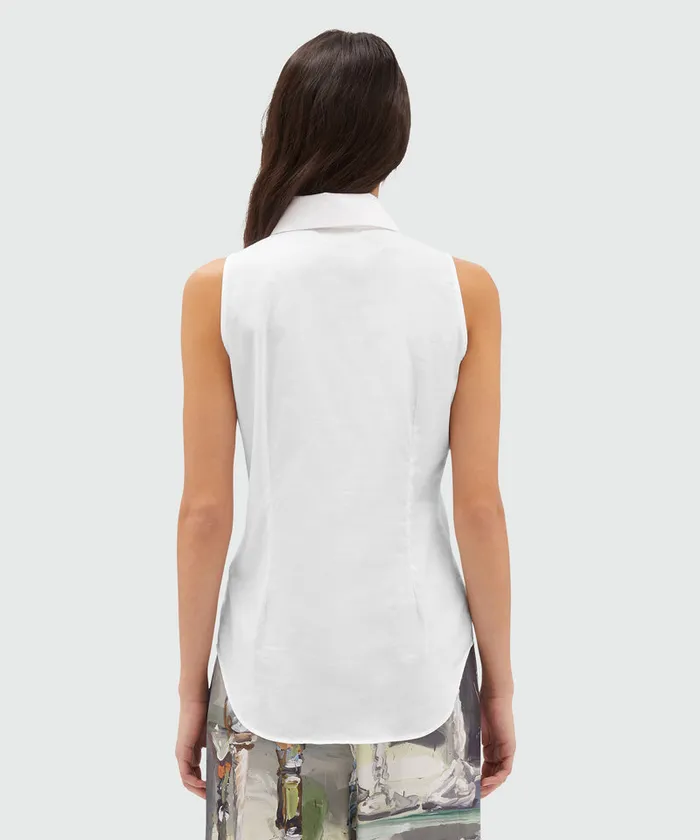 TwoPiece Poplin Shirt Women MSGM Tops And Shirts