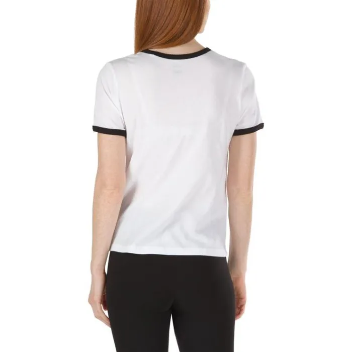 Vans 2020 VTCS Poster Ringer Tee WhiteBlack Womens TShirts and Tanks Vans 2020 VTCS Poster Ringer Tee WhiteBlack Womens TShirts and Tanks