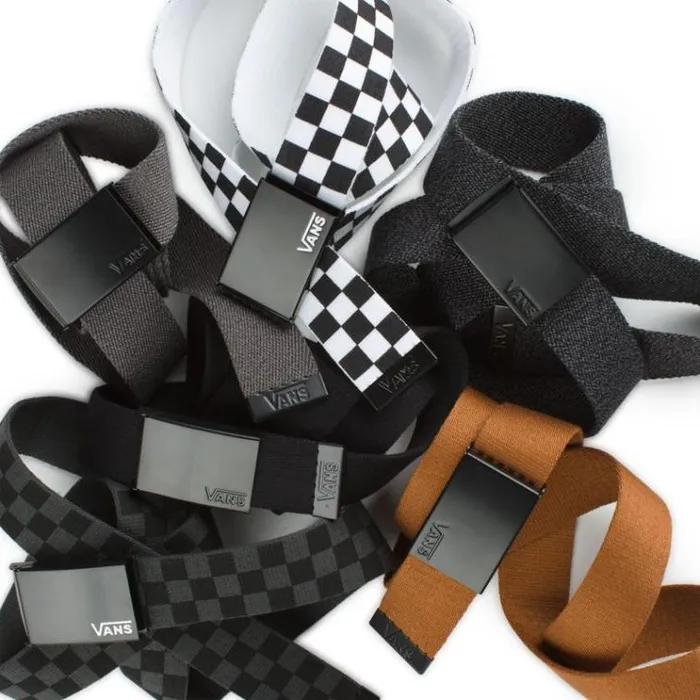 Vans Deppster Web Belt BlackCharcoal Mens Belts Vans Deppster Web Belt BlackCharcoal Mens Belts