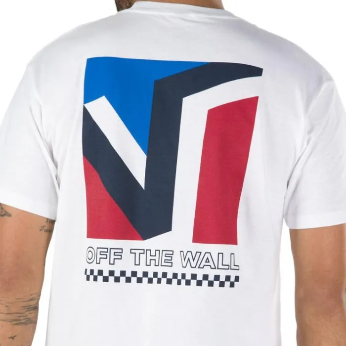 Vans Dimensions TShirt White Mens TShirts and Tanks Vans Dimensions TShirt White Mens TShirts and Tanks