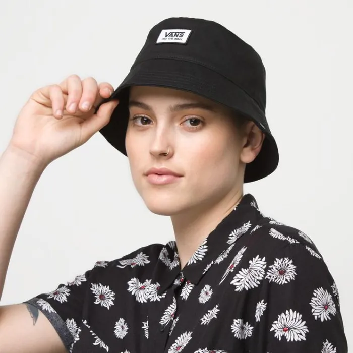 Vans Hankley Bucket Hat BlackBlack Womens Hats and Beanies